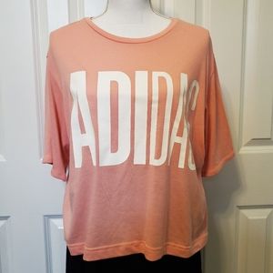 Pink Adidas Crop Top